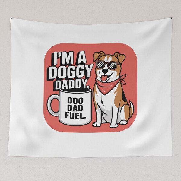 Item preview, I'm a Doggy Daddy – Bandana Pup Funny Dog Dad Tee designed and sold by MTeesGA.