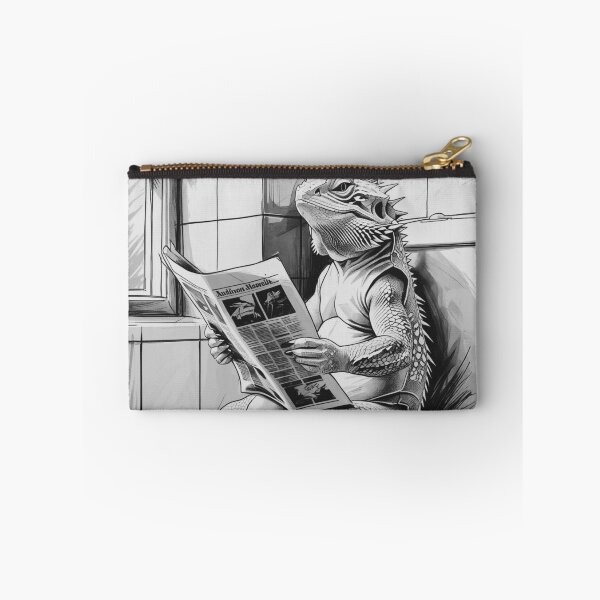 Item preview, Bearded dragon using the restroom designed and sold by Carritz.