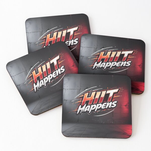 Item preview, HIIT Happens – Funny High Intensity Interval Training Quote designed and sold by EverVibeX.