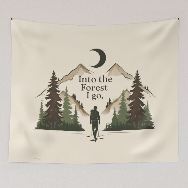 Item preview, Into the Forest I go, to lose my mind and find my soul designed and sold by Nature's Palette.
