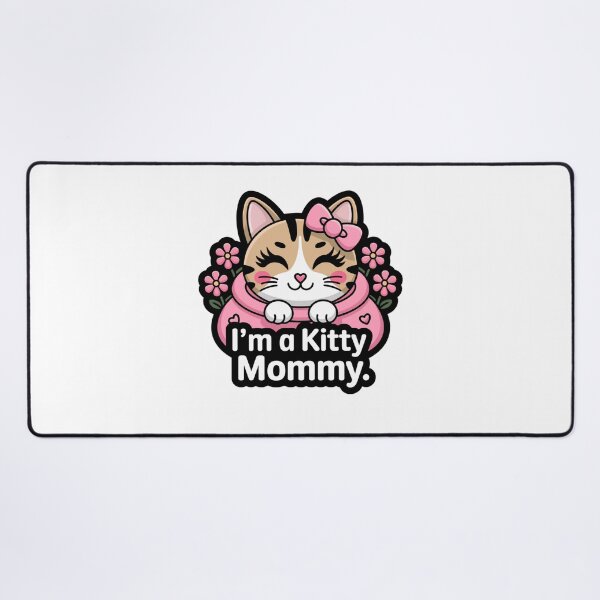 Item preview,  I'm a Kitty Mommy – Pastel Cat Snuggle Pet Tee designed and sold by MTeesGA.