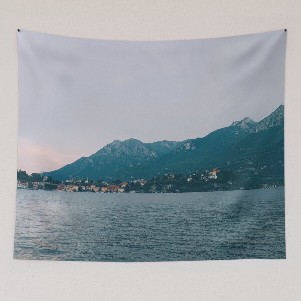 Item preview, Lake Como from Lecco - Mountains and Lakeside Homes designed and sold by PicturesqueMind.
