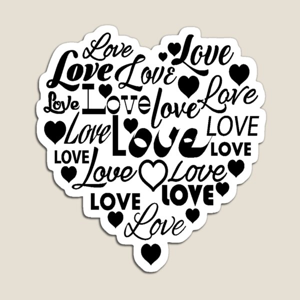 Item preview, i love you designed and sold by  Bride of the desert.