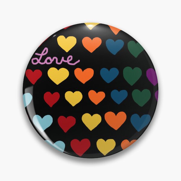 Item preview, Love Rainbow Hearts designed and sold by RepeatCandy.