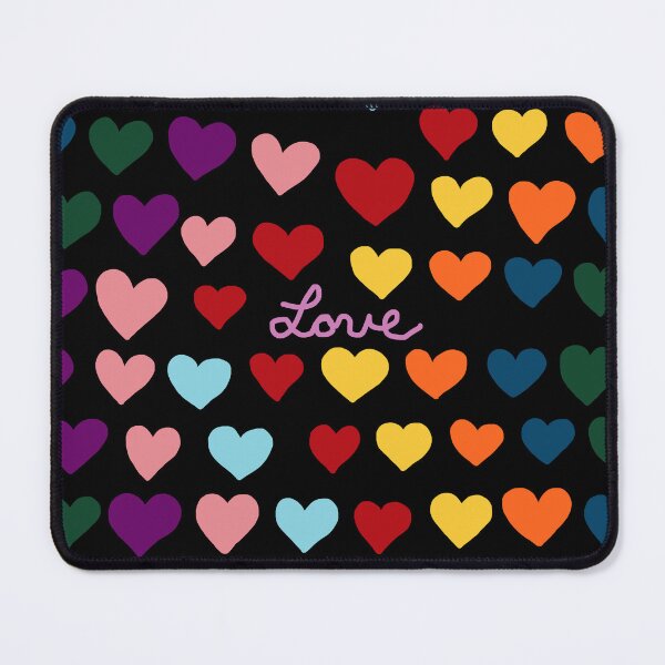 Item preview, Love Rainbow Hearts designed and sold by RepeatCandy.