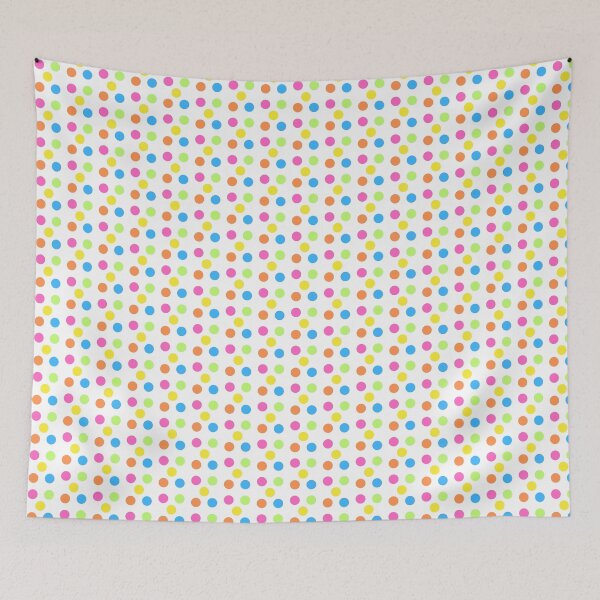 Item preview, Rainbow Multicolored Polka Dot Summer Colors Pattern  designed and sold by jkernz.