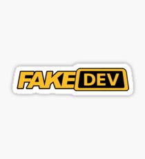 Fake Developer Sticker