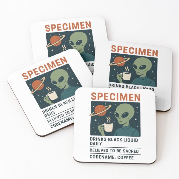 Item preview, Everyday Rituals – Alien Observes Sacred Human Beverage designed and sold by supersanko.