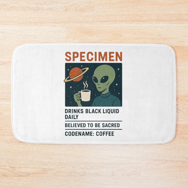 Item preview, Everyday Rituals – Alien Observes Sacred Human Beverage designed and sold by supersanko.