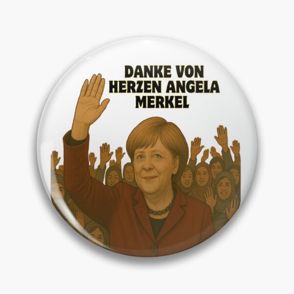 Item preview, Thank you from the bottom of my heart, Angela Merkel designed and sold by  Bride of the desert.