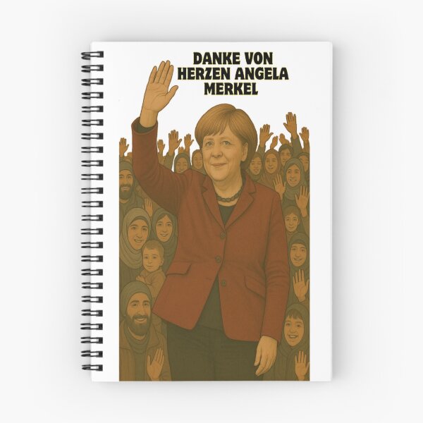 Item preview, Thank you from the bottom of my heart, Angela Merkel designed and sold by  Bride of the desert.
