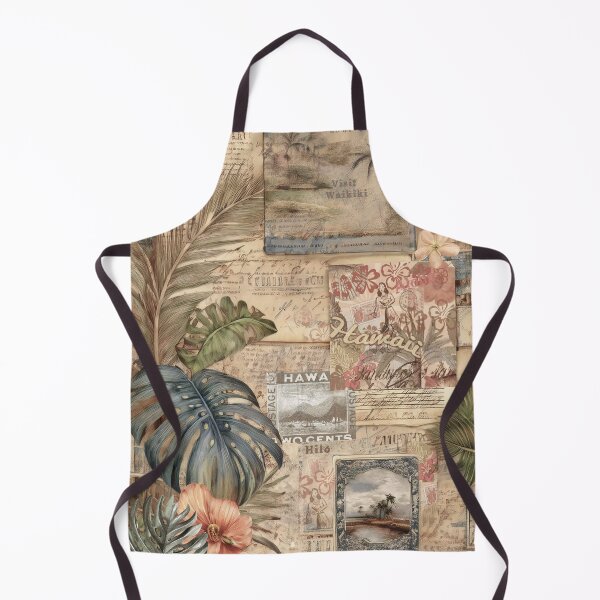 Artikelvorschau, Vintage Hawaiian Scrapbook Seite 8 entworfen und verkauft von J Marielle Designs.