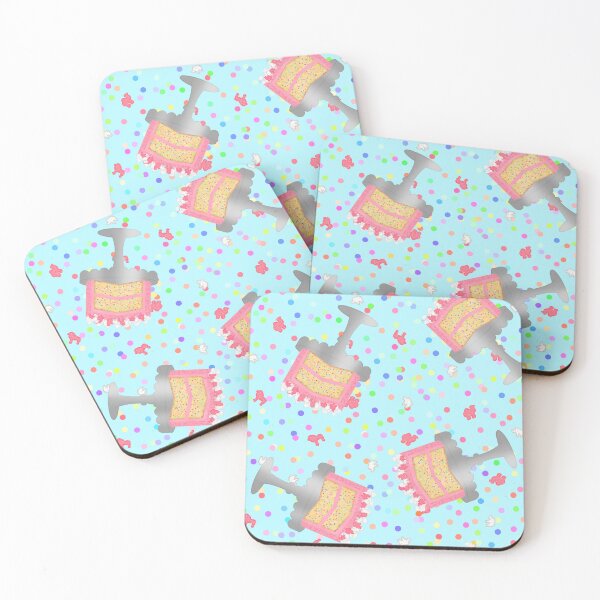 Item preview, Frosted Animal Cookie Crackers Confetti Birthday Cake Sprinkles Pastel Light Baby Blue designed and sold by MBeesShop.