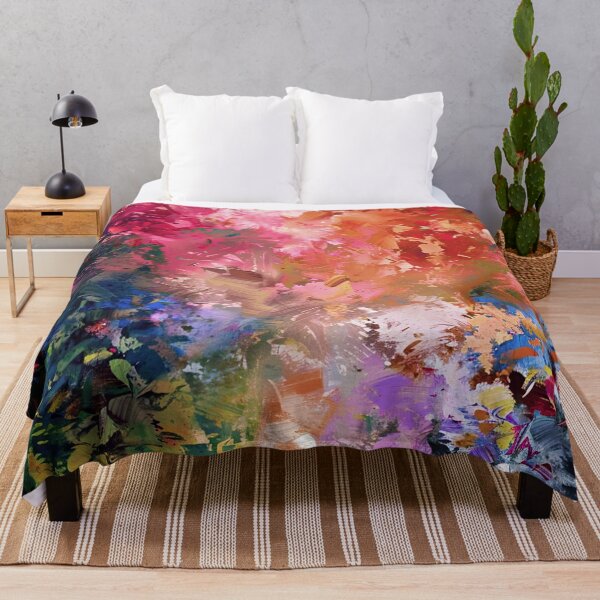 Item preview, Impressionism-Inspired Summer Garden In Dappled Sunlight Abstract designed and sold by DEC02.