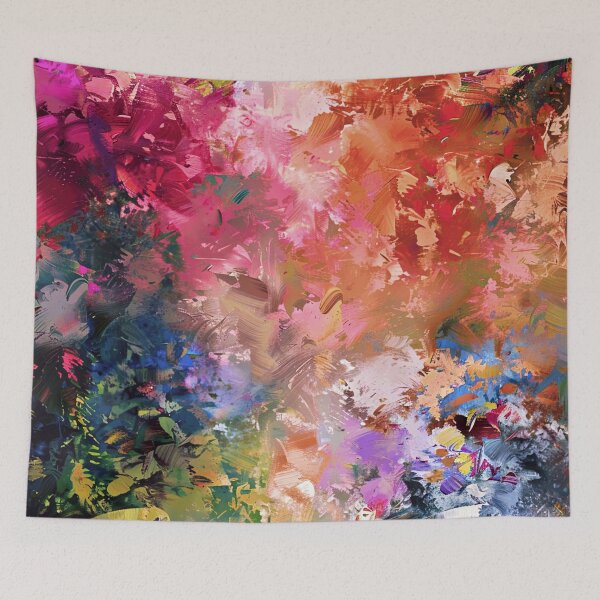 Item preview, Impressionism-Inspired Summer Garden In Dappled Sunlight Abstract  designed and sold by DEC02.