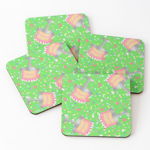 Item preview, Frosted Animal Cookie Crackers Confetti Birthday Cake Sprinkles Light Neon Lime Green designed and sold by MBeesShop.