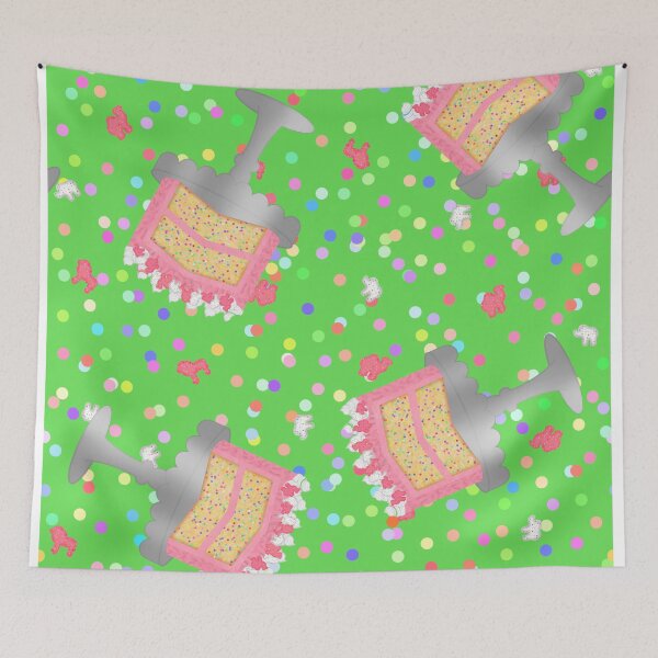 Item preview, Frosted Animal Cookie Crackers Confetti Birthday Cake Sprinkles Light Neon Lime Green designed and sold by MBeesShop.