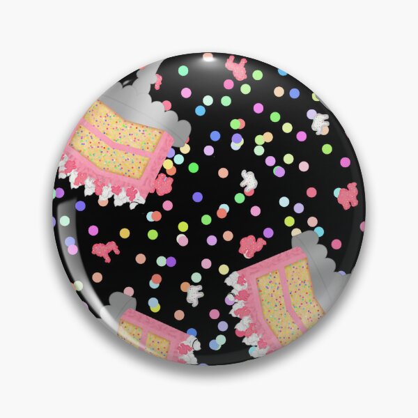 Item preview, Frosted Animal Cookie Crackers Confetti Birthday Cake Sprinkles On Black designed and sold by MBeesShop.