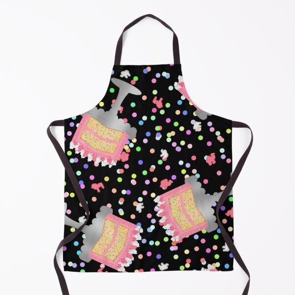Item preview, Frosted Animal Cookie Crackers Confetti Birthday Cake Sprinkles On Black designed and sold by MBeesShop.