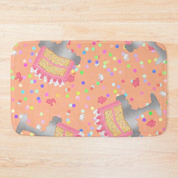 Item preview, Frosted Animal Cookie Crackers Confetti Birthday Cake Sprinkles Light Pastel Peach Orange designed and sold by MBeesShop.
