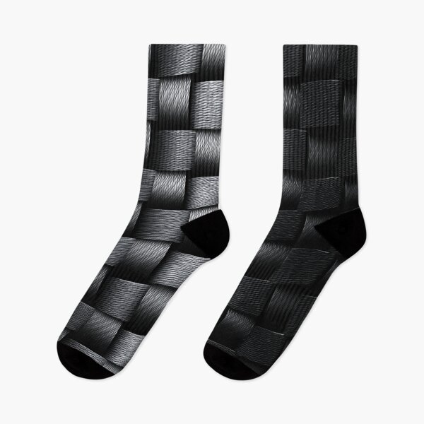 Item preview, Seamless Carbon Fiber Texture – Woven Black and Gray Pattern designed and sold by MonxArt.