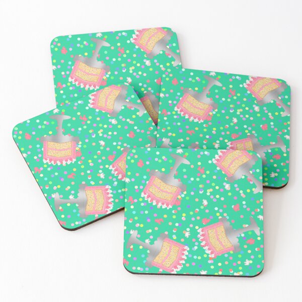 Item preview, Frosted Animal Cookie Crackers Confetti Birthday Cake Sprinkles Teal Blue Turquoise Green designed and sold by MBeesShop.
