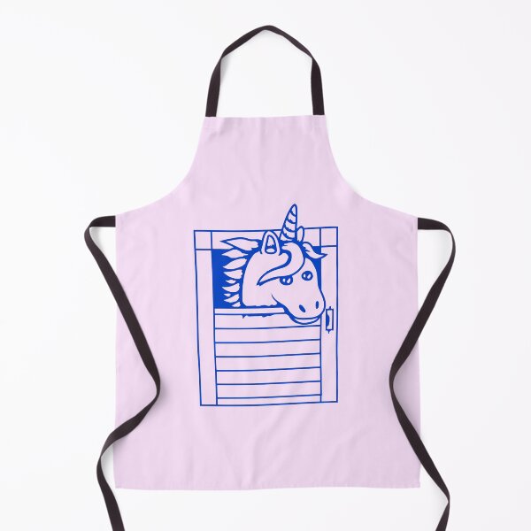 Artikelvorschau, Einhorn Stall Bauernhof Tür Mythisch Horn Pferd Comic entworfen und verkauft von shirt-o-mat.