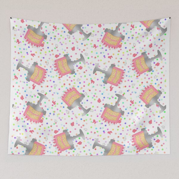 Item preview, Frosted Animal Cookie Crackers Confetti Birthday Cake Sprinkles On White Small designed and sold by MBeesShop.