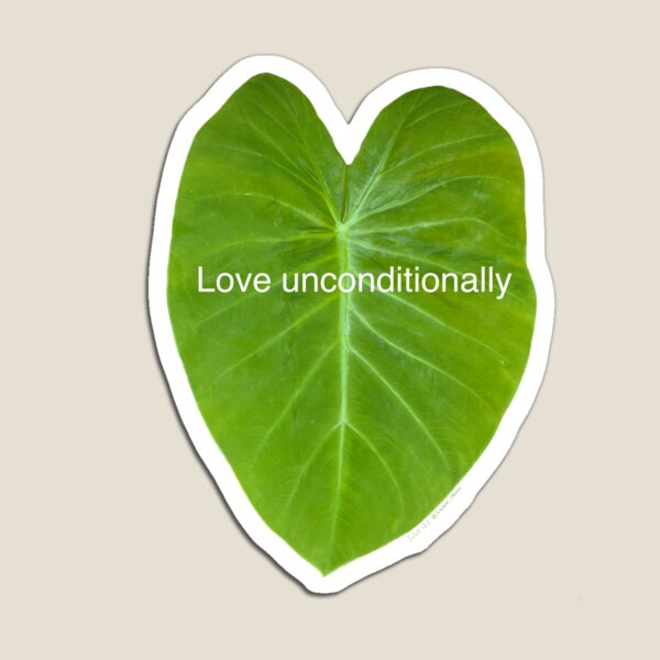 Item preview, Love unconditionally, heart shaped leaf  designed and sold by Josephine Ethereal.