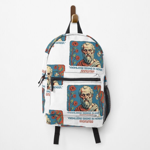 Item preview, "Knowledge begins in wonder" Socrates designed and sold by Filologica.