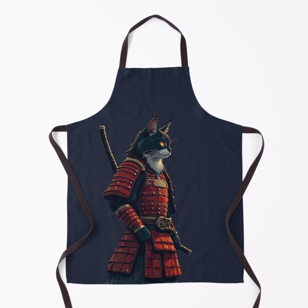 Item preview, Samurai cat designed and sold by Danh Style.