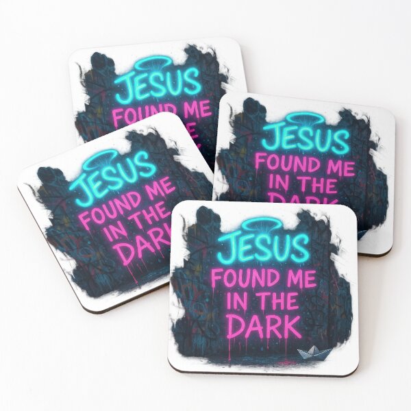 Item preview, Jesus Found Me In The Dark — Noir Dawn Urban Faith Art designed and sold by Noir Dawnn.