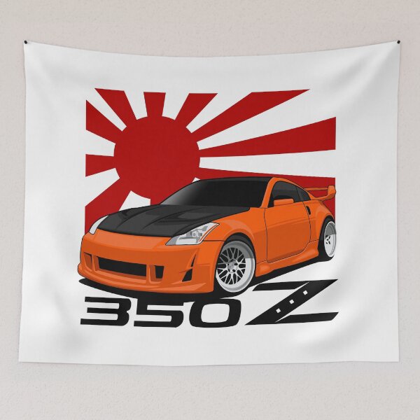 Item preview, Nissan 350Z car vector illustration designed and sold by wisnubayuaji.