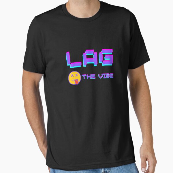 Item preview, Lag Is killing all the vibe!  -- Gamer Tee designed and sold by Ayman Toumarti.