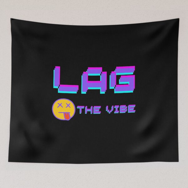 Item preview, Lag Is killing all the vibe!  -- Gamer Tee designed and sold by Ayman Toumarti.
