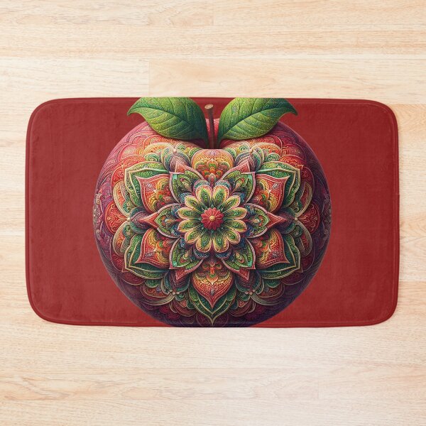 Item preview, Mandala Apple – Sacred Fruit of Harmony designed and sold by DreamMandalas.