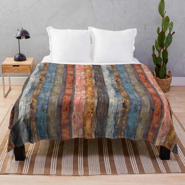 Item preview, Rustic Multi-Colored Distressed Wooden Planks designed and sold by NTGUILTY.