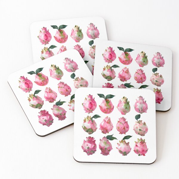 Item preview, Tropical Pitaya Watercolor Art designed and sold by HandicraftArt.