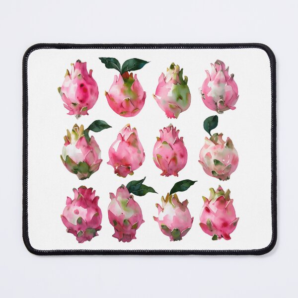 Item preview, Tropical Pitaya Watercolor Art designed and sold by HandicraftArt.