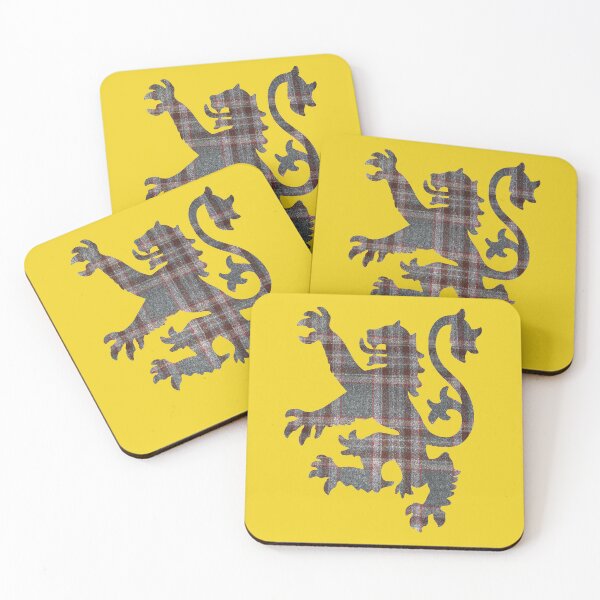 Item preview, Red and Grey Tartan Lion Rampant designed and sold by Murph's Images.