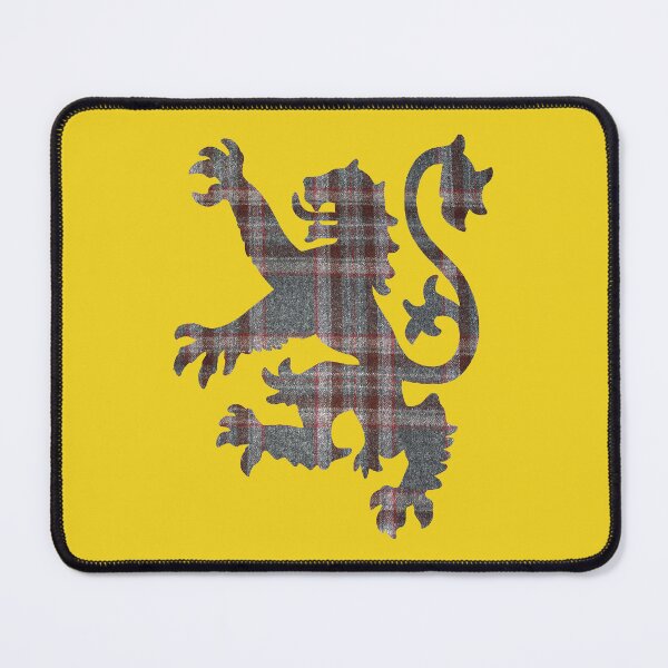 Item preview, Red and Grey Tartan Lion Rampant designed and sold by Murph's Images.