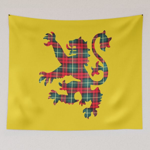Item preview, Lion Rampant Old Country Tartan designed and sold by Murph's Images.