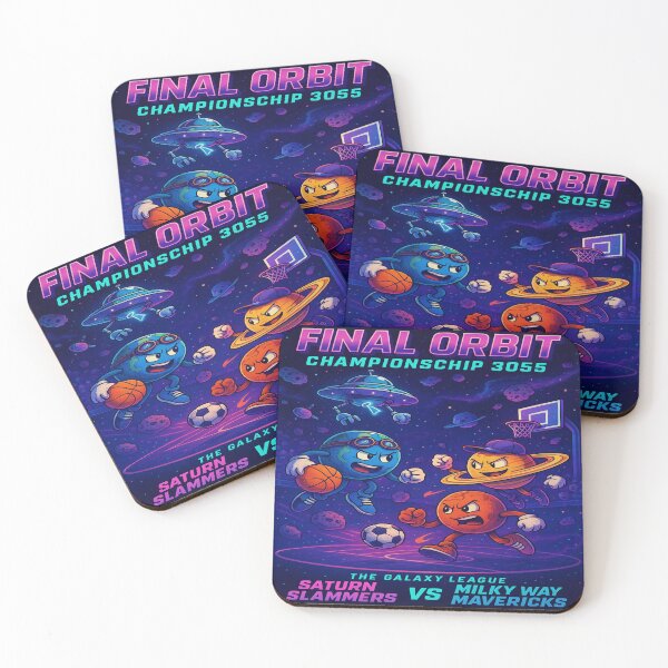 Item preview, Final Orbit Championship 3055 – Space Ball Galaxy League Poster designed and sold by AURA-APPAEL.