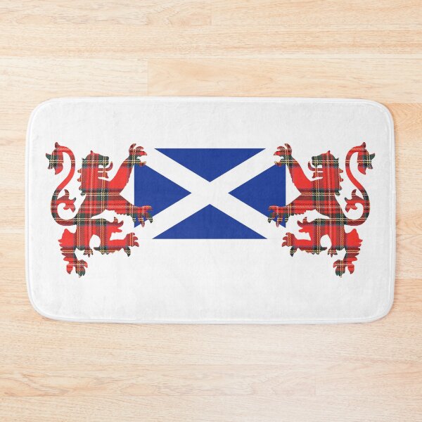 Item preview, Saltire with Tartan Lions Rampant designed and sold by Murph's Images.