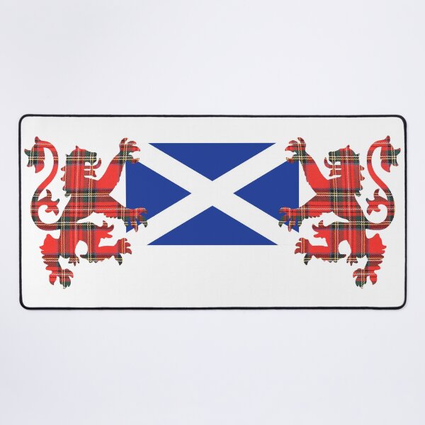 Item preview, Saltire with Tartan Lions Rampant designed and sold by Murph's Images.