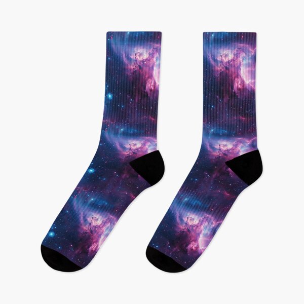 Item preview, Purple and Blue Space Nebula with Shimmering Stars designed and sold by NTGUILTY.