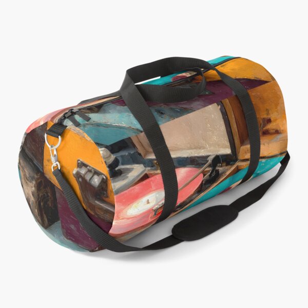 Item preview, Vintage Record Players with Colorful Red and Blue Vinyl Records in Open Cases- Nostalgic Retro Charm designed and sold by OlfactoART Studio.