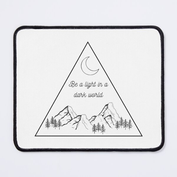 Item preview, Be a light in a dark world designed and sold by LittleWormTrading.