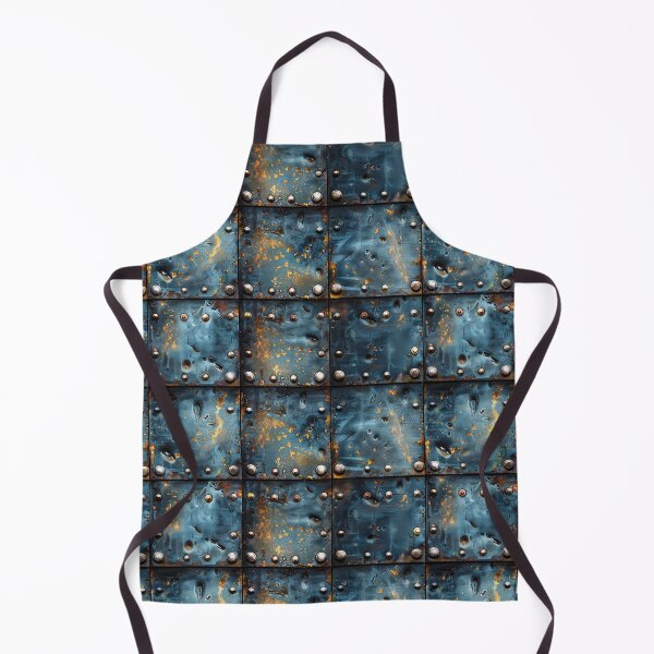 Item preview, Distressed Industrial Metal Plates with Rivets and Rust designed and sold by NTGUILTY.