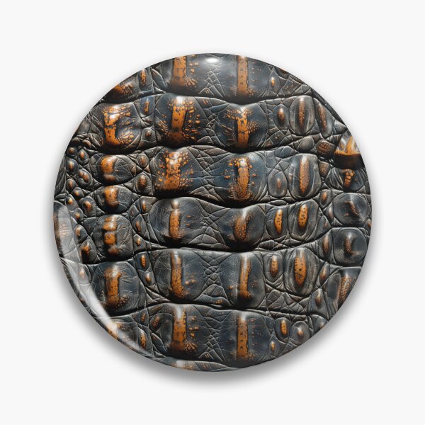 Item preview, Luxurious Black Alligator Skin with Orange Highlights designed and sold by NTGUILTY.